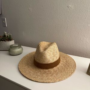 Gigi Pip Straw Fedora Hat